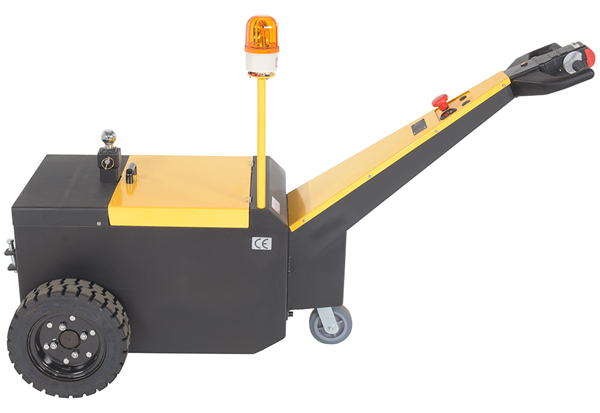 7000 Lbs Capacity Heavy Duty Electric Tugger Dolly With Large Wheels